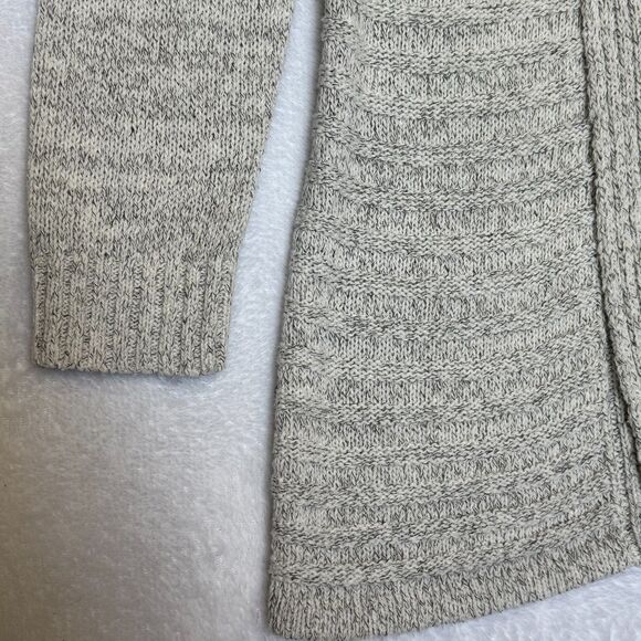 Fortune + Ivy Raiden Tab Cozy Button Cardigan Sweater Ivory Gray Size M - Picture 8 of 16